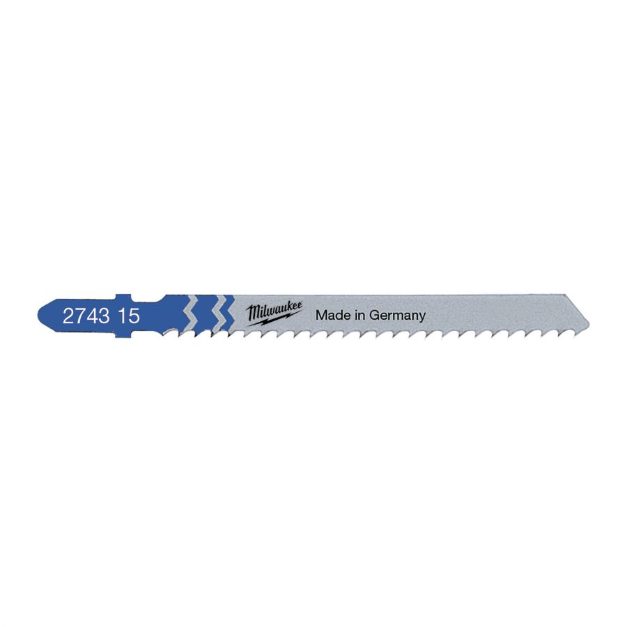 Stichsägeblatt Metall für Schnitte in Aluminium 75x 3 mm T127D - 5 Stück